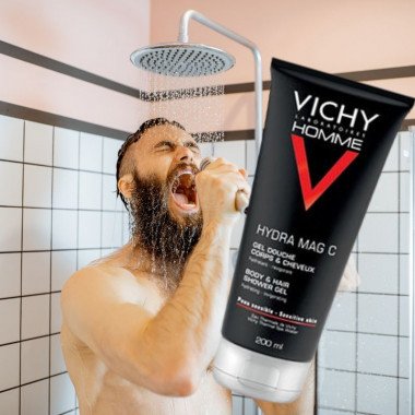 Vichy Homme - MAG-C Gel-Douche Hydratant Revigorant 100 ml