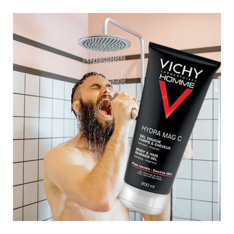 Vichy Homme - MAG-C Gel-Douche Hydratant Revigorant 100 ml